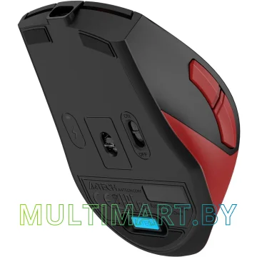 Мышь A4Tech Fstyler FG45CS Air (черный/красный) картинка 7